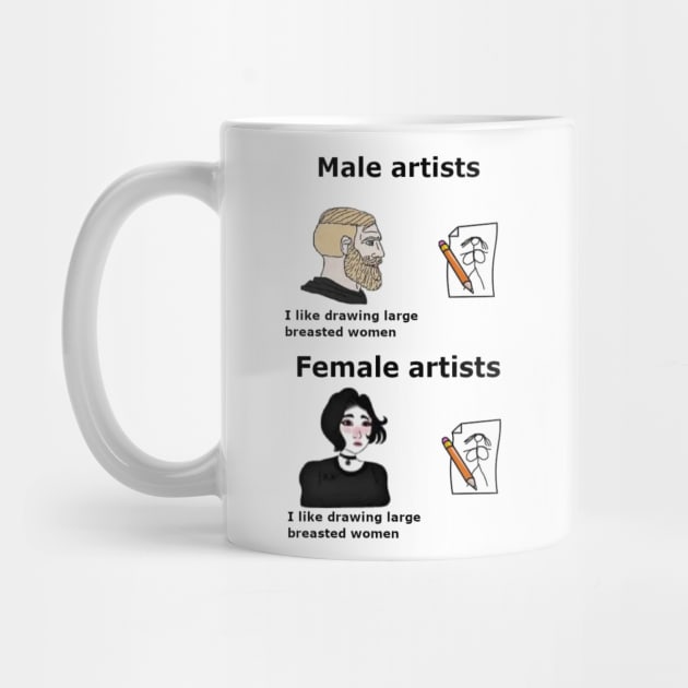 man artists vs women artists by itacc